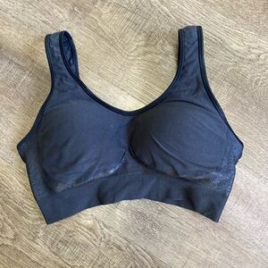Bali Women's T-Shirt Bra Black Comfort Size Medium
